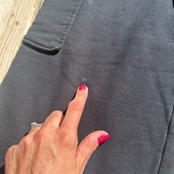 Gilly Hicks Black cotton cargo sweatpants with elastic waistband Size Small Flaw - Picture 8 of 16